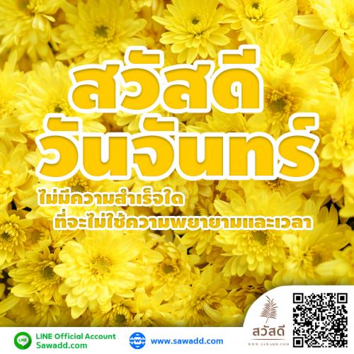 สวัสดี สวัสดีวันจันทร์ดอกไม้ sawadd 002
