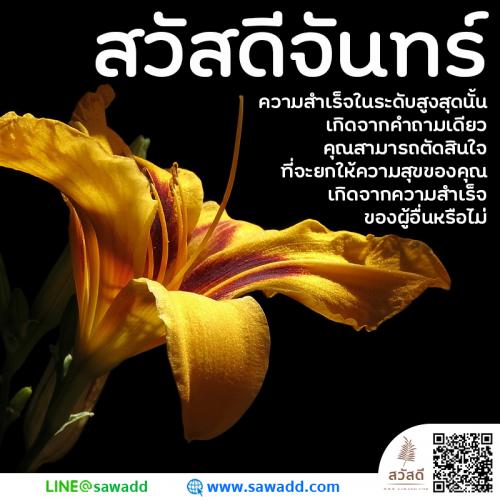สวัสดี สวัสดีวันจันทร์ดอกไม้ sawadd 020